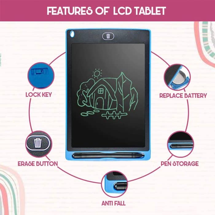 8.5 Inch LCD Writing Tablet with Reusable Magic Book